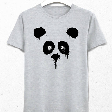 Suluboya Panda Erkek Tişört - basmatik.com