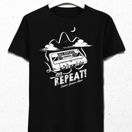 Casette Men's Black T-Shirt