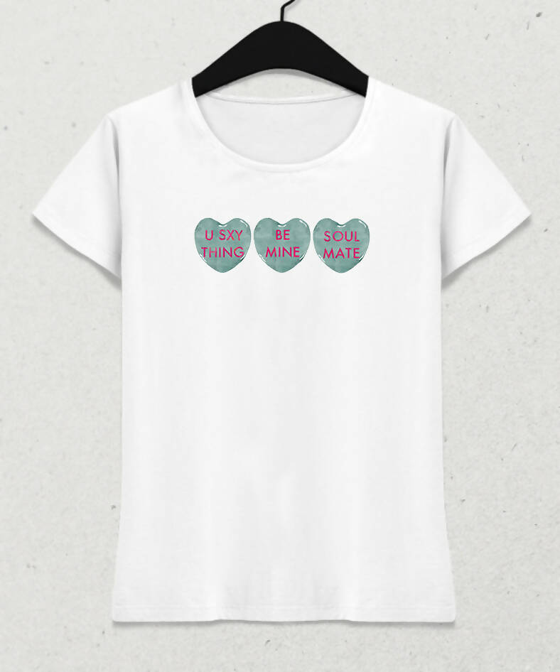 Valentine's IV, Heart Slogan Women's T-Shirt