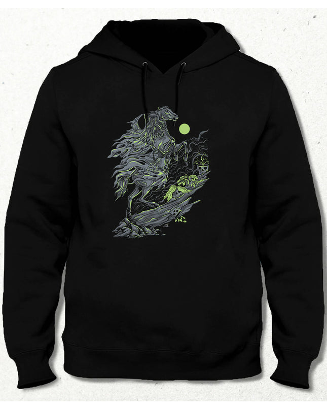 Mystical Night Kapüşonlu Sweatshirt - basmatik.com