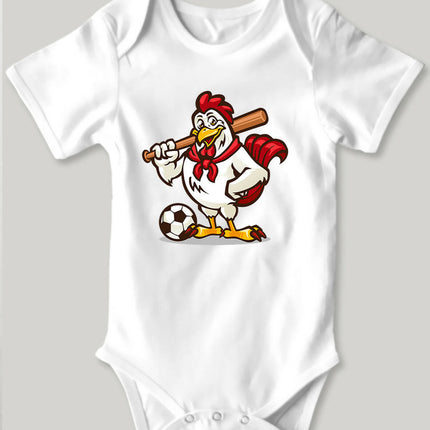 Athlete Rooster Baby Bodysuit