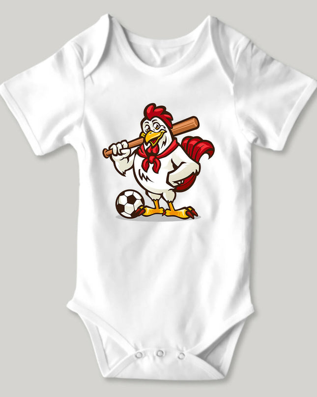 Athlete Rooster Baby Bodysuit