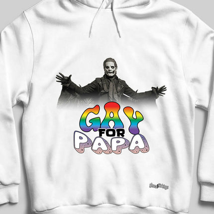 Gay for Papa Emeritus IV Kapüşonlu Sweatshirt