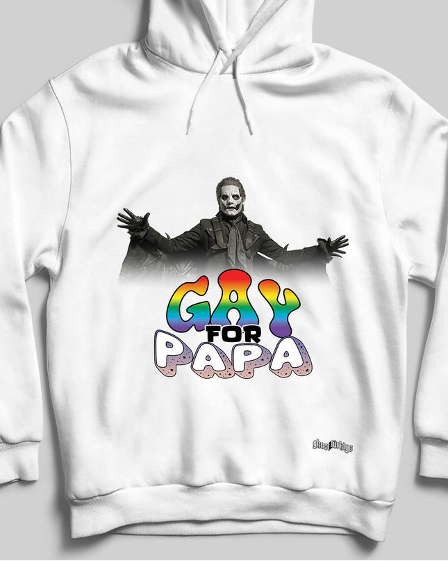 Gay for Papa Emeritus IV Kapüşonlu Sweatshirt