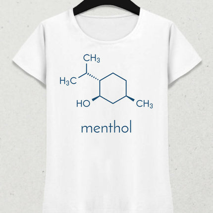 Menthol Molecule Kadın Tişört - basmatik.com