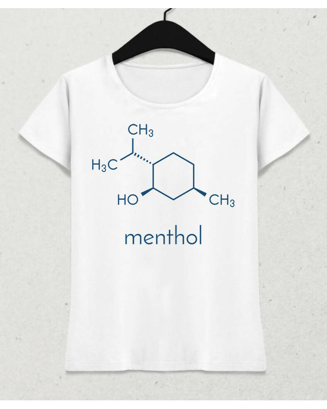 Menthol Molecule Kadın Tişört - basmatik.com