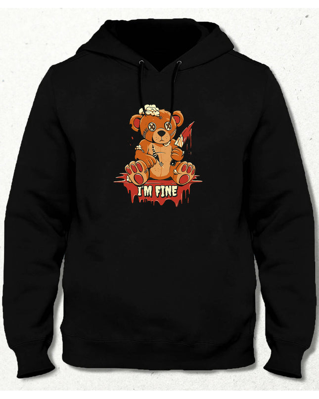 I'm Fine Hooded Sweatshirt