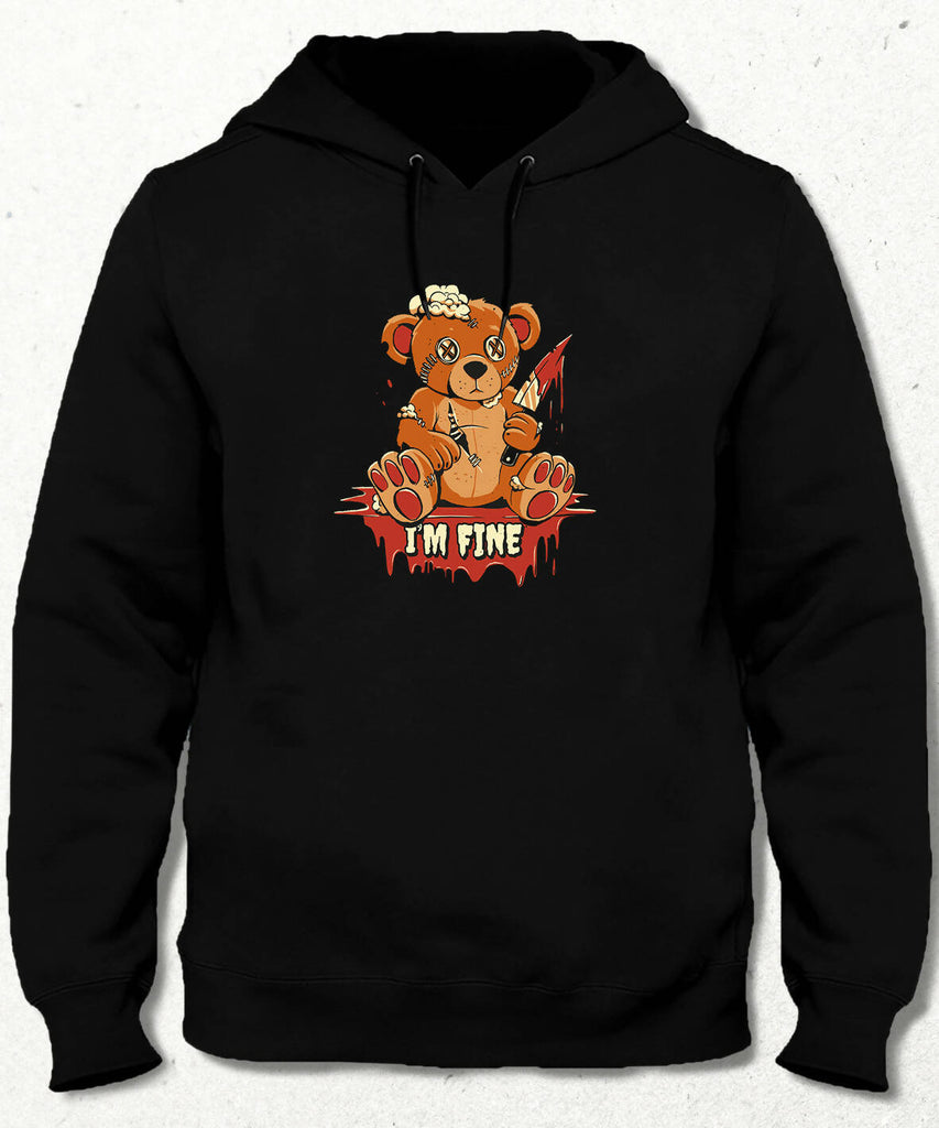 I'm Fine Hooded Sweatshirt