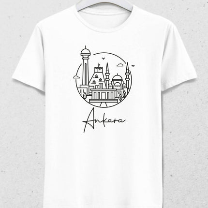 MAINKARA MEN'S WHITE T-SHIRT