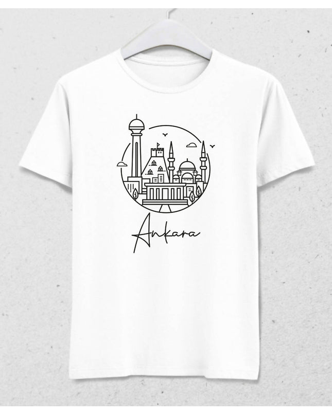 MAINKARA MEN'S WHITE T-SHIRT