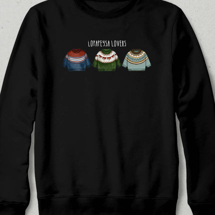 LOPAPEYSA I, Iceland Sweater Pattern Illustration Sweatshirt