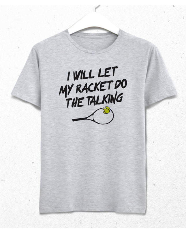 Racket talking erkek tişört - basmatik.com