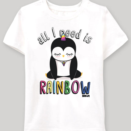 Rainbow Çocuk tshirt - basmatik.com