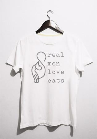 Real men beyaz tshirt - basmatik.com