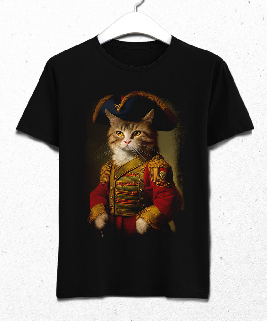 red commander cat t-shirt