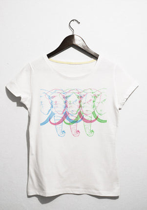 rgb elephant t-shirt - basmatik.com