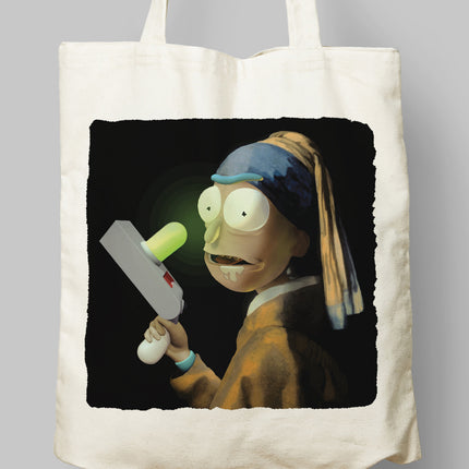 Rick with a Portal Gun Bez Çanta - basmatik.com