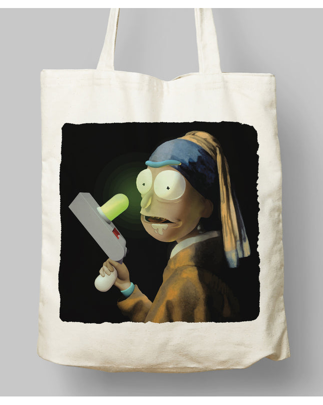 Rick with a Portal Gun Bez Çanta - basmatik.com