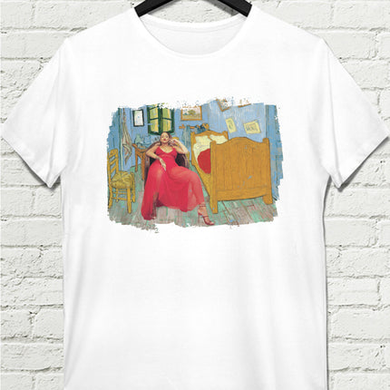 Rihanna in Arles Beyaz Tshirt - basmatik.com