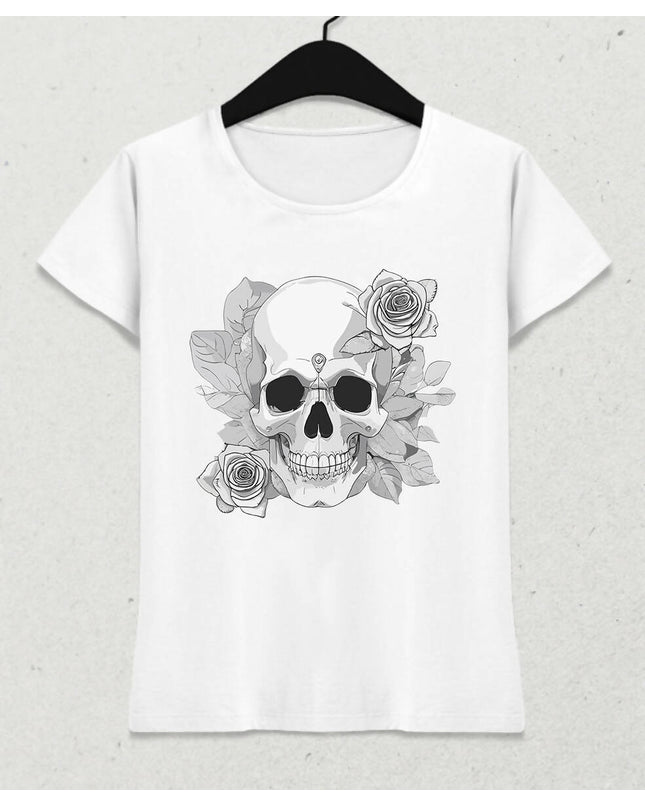 skull and rose 