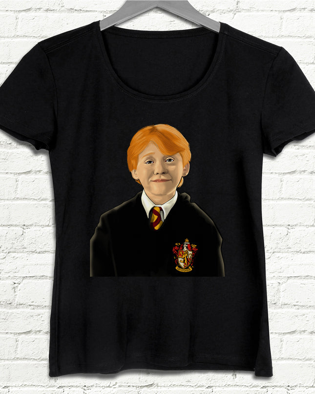 Ron Weasley Siyah Tişört - basmatik.com