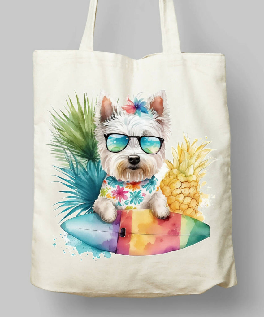 Dogs Summer Themed Tote Bag 2