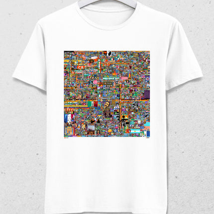 R/place Beyaz tişört - basmatik.com