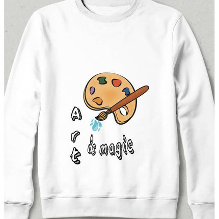 Art is Magic Ressam Sweatshirt