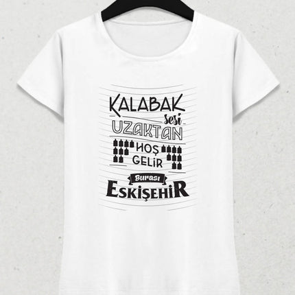 Burası Eskişehir - 4 / Kadın Tshirt - basmatik.com
