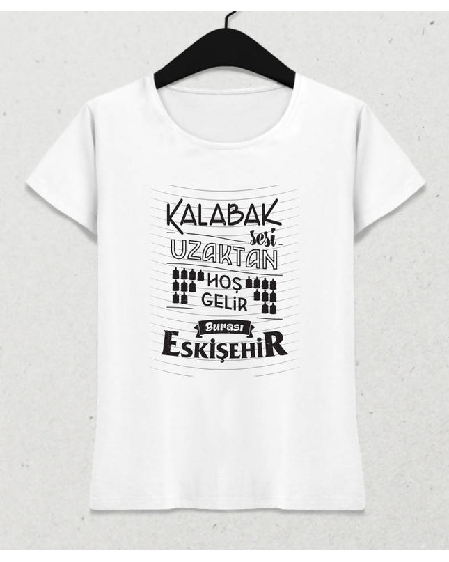 Burası Eskişehir - 4 / Kadın Tshirt - basmatik.com