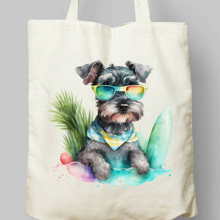 Dogs Summer Themed Tote Bag 4