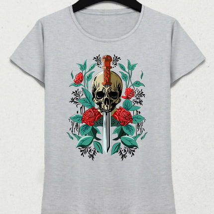 Skull, Rose and Sword 