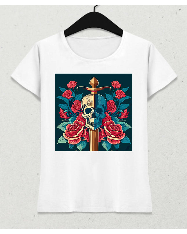 Skull, Rose and Sword 