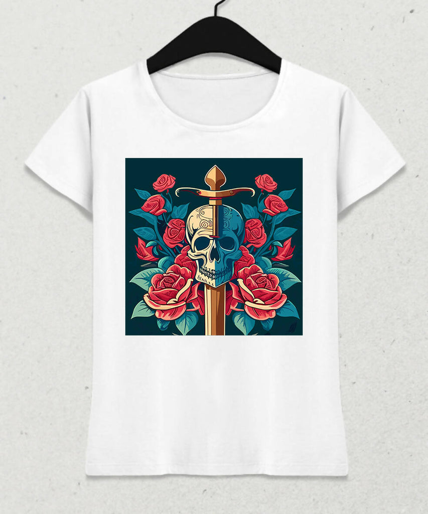 Skull, Rose and Sword 