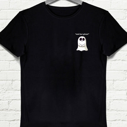 Sadbutghost siyah tişört - basmatik.com