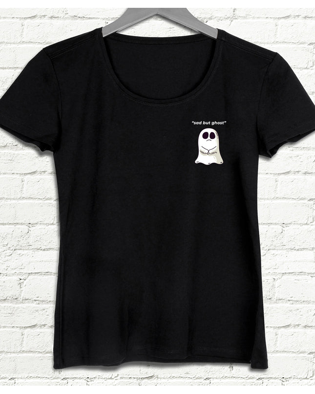 Sadbutghost siyah tişört - basmatik.com