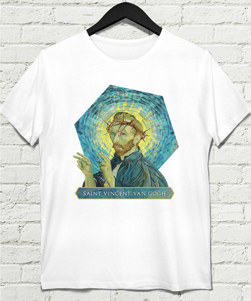 Saint Vincent Van Gogh Beyaz Tshirt - basmatik.com