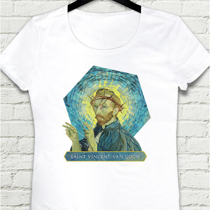 Saint Vincent Van Gogh Beyaz Tshirt - basmatik.com