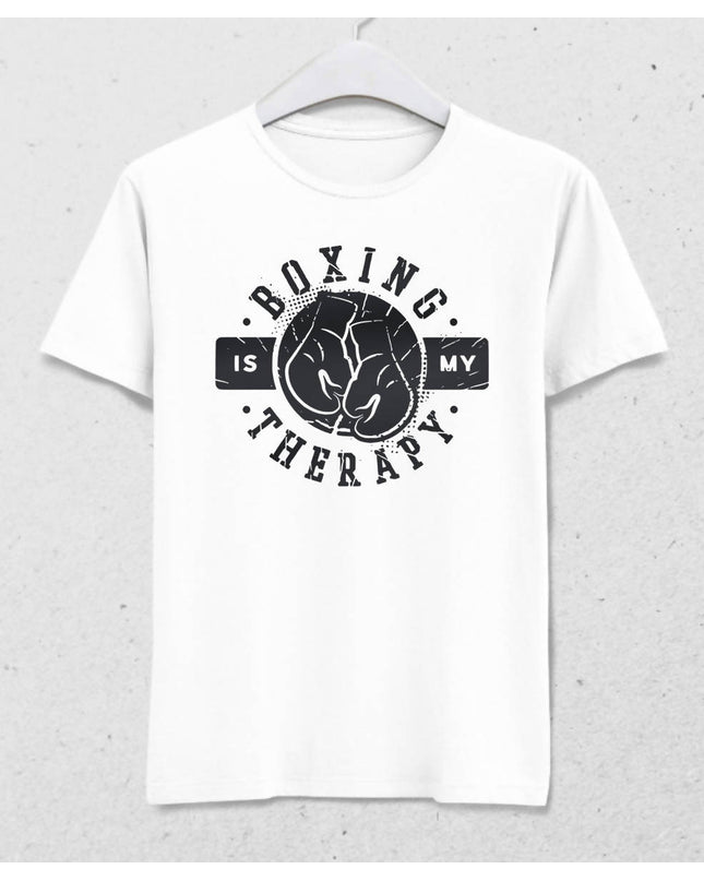 Boxing Therapy Erkek Tişört - basmatik.com