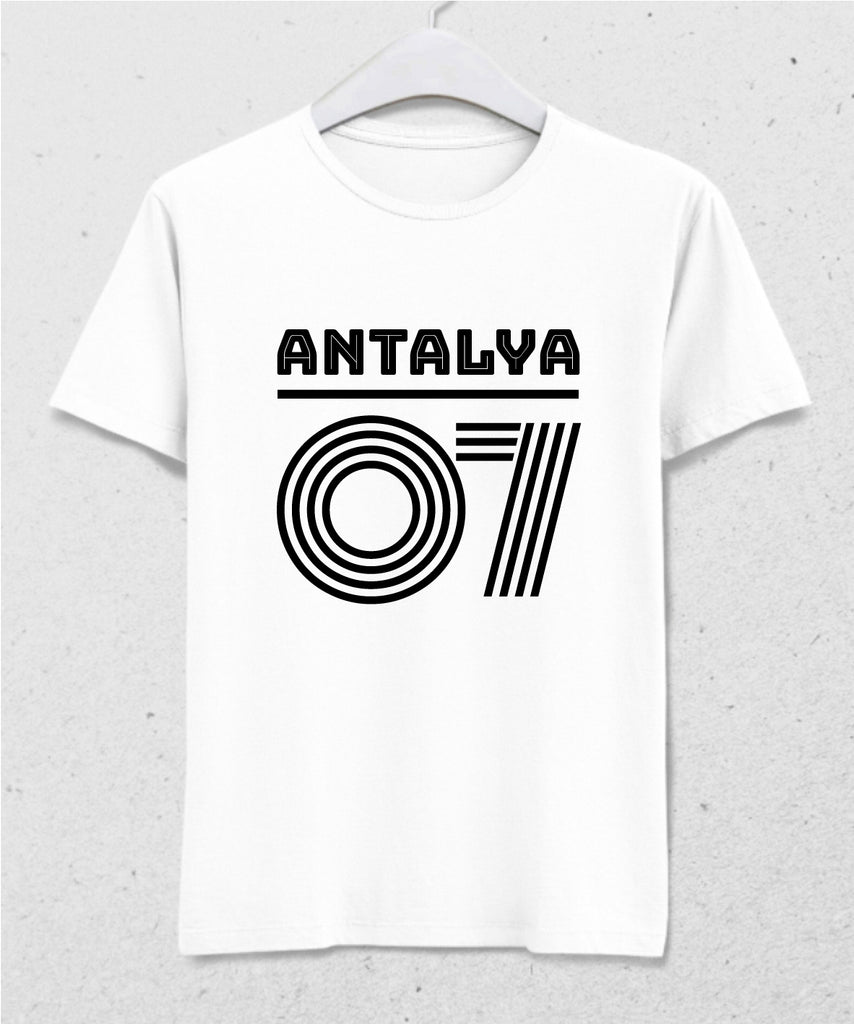 Antalya plaka tişört - basmatik.com
