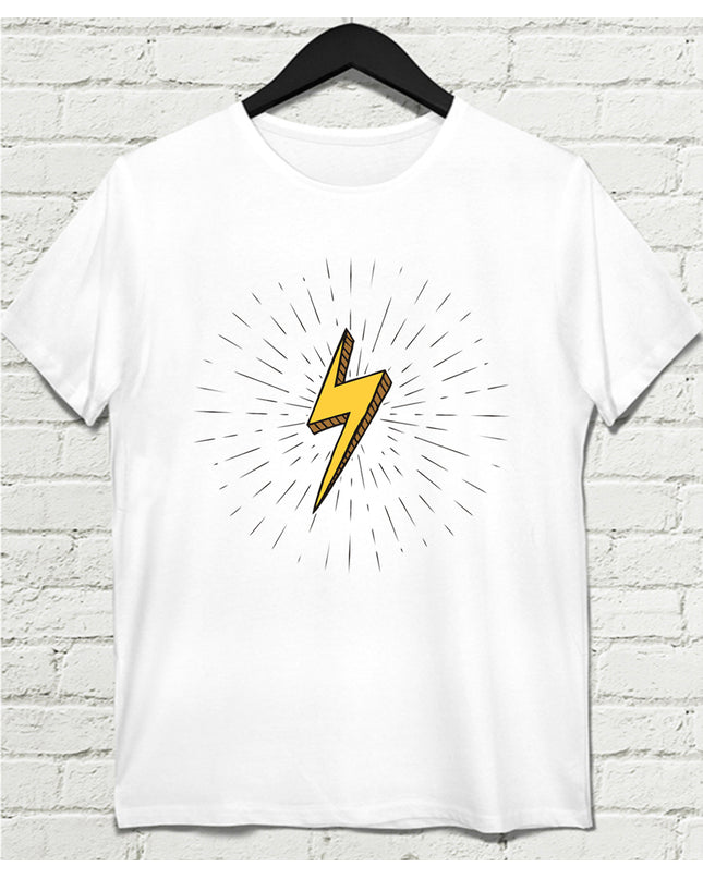 Flash Beyaz Tişört - basmatik.com