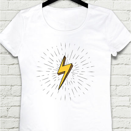 Flash Beyaz Tişört - basmatik.com