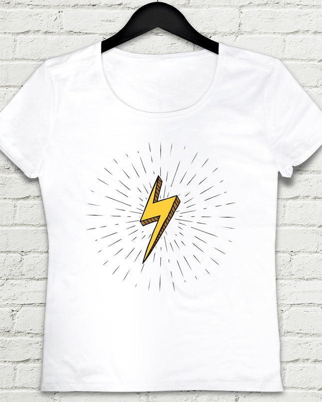Flash Beyaz Tişört - basmatik.com