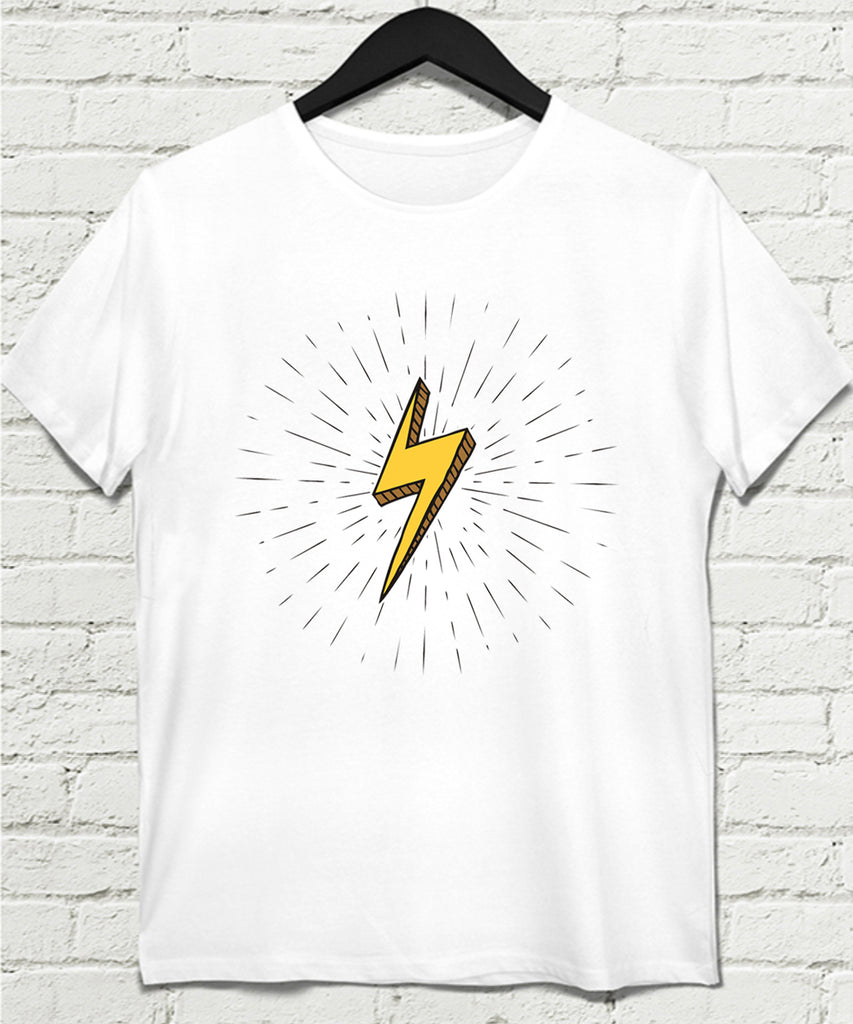 Flash Beyaz Tişört - basmatik.com
