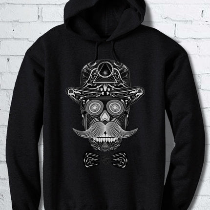 sirskull siyah sweatshirt - basmatik.com
