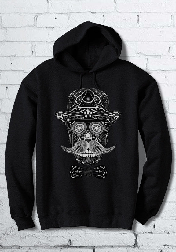 sirskull siyah sweatshirt - basmatik.com