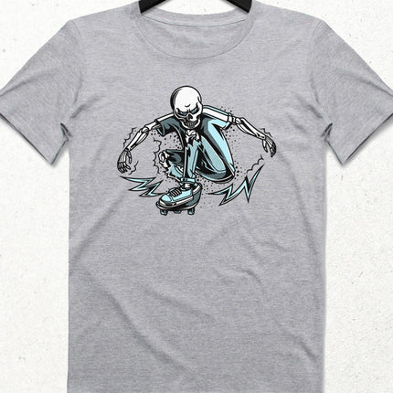 Skate Gri Erkek Tişört - basmatik.com