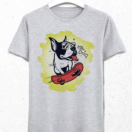 Skater dog erkek tişört - basmatik.com
