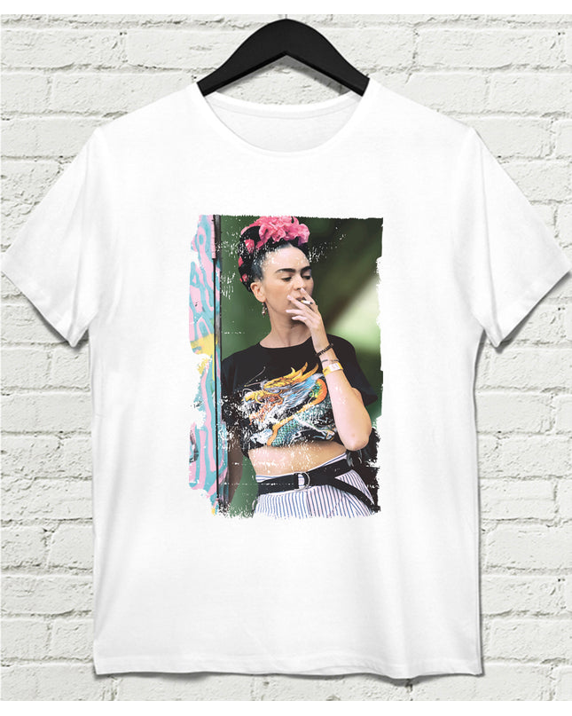 Smoking Beyaz Tshirt - basmatik.com