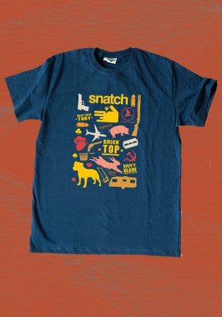 snatch mavi t-shirt - basmatik.com